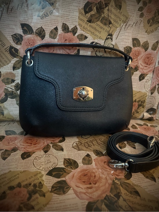 Furla Handbags - Furla Vintage Pebbled Leather Crossbody/Clutch